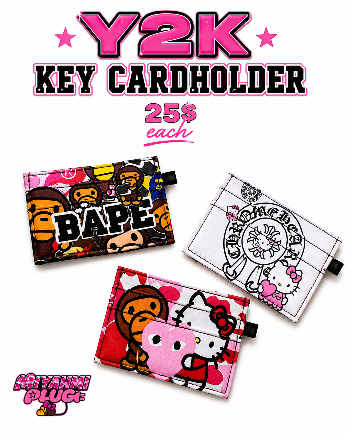 y2k key card holders